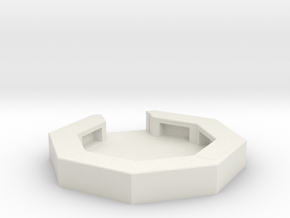 flak emplacement scale 1/87 in White Natural Versatile Plastic