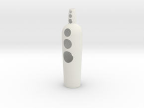 Vase 2112F Redux in White Natural Versatile Plastic