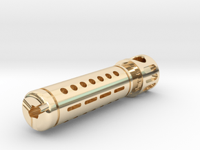 Tritium Suppressor in 14k Gold Plated Brass