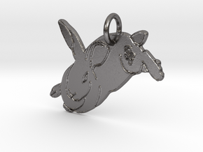 Bunny SF Pendant  in Polished Nickel Steel: Extra Small