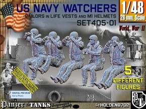 1/48 USN Watchers Set405-01 in Tan Fine Detail Plastic