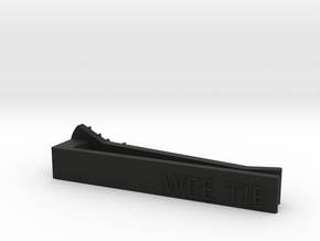 Tie Clip in Black Premium Versatile Plastic