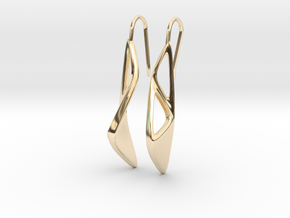 sWINGS OC Earrings in 14K Yellow Gold