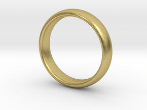 Simple wedding ring  in Natural Brass