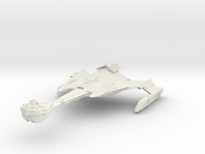 Klingon D15 Warwind class  BattleCruiser in White Natural Versatile Plastic