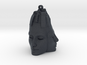 Nefertiti Face Earring (x3) in Black PA12