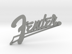 Fender Logo - 3.25" in Gray PA12
