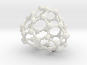 0655 Fullerene c44-27 c1 in White Natural Versatile Plastic
