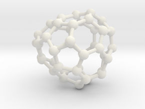 0657 Fullerene c44-29 c1 in White Natural Versatile Plastic