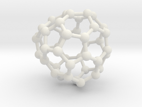 0658 Fullerene c44-30 c1 in White Natural Versatile Plastic