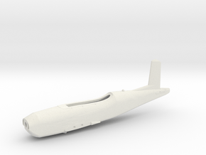 T34Mentor-144scale-1-Airframe in White Natural Versatile Plastic