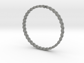 Spirală Bangle in Gray PA12: Small