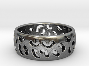 Leopard spot ring Multiple sizes in Antique Silver: 5 / 49