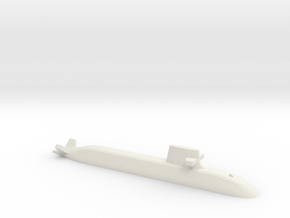 Soryu-class submarine, 1/1250 in White Natural Versatile Plastic
