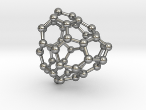 0662 Fullerene c44-34 c1 in Natural Silver