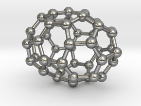 0666 Fullerene c44-38 d3d in Natural Silver