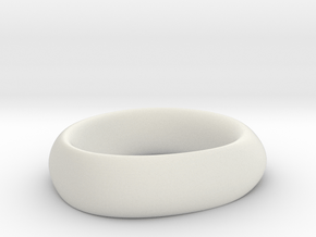 Ring 6 in White Natural Versatile Plastic