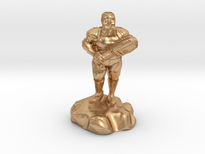hill dwarf with greatclub in Natural Bronze