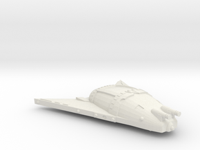 3125 Scale Hydran Lion Hunter War Destroyer Leader in White Natural Versatile Plastic