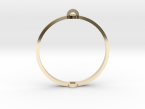 World 1.25" (Ring) in 14K Yellow Gold