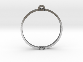 World 1.25" (Ring) in Natural Silver