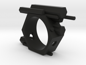 Tourmaline Ring in Black Premium Versatile Plastic