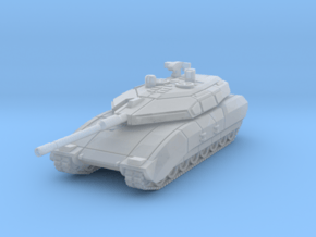 6mm Leopard Heavy Tank (x3) in Tan Fine Detail Plastic