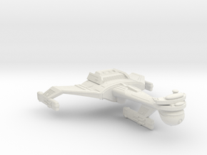 3788 Scale Klingon C5K Refitted Light Dreadnought  in White Natural Versatile Plastic