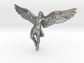 Icarus 5 cm / 2 inch in Natural Silver