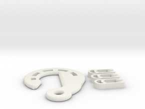 Plant Hanger Hooks (separated) in White Natural Versatile Plastic