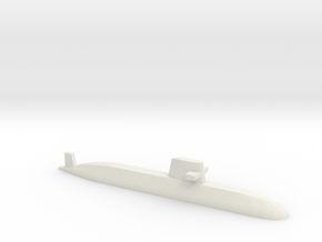 Oyashio-class submarine, 1/1250 in White Natural Versatile Plastic
