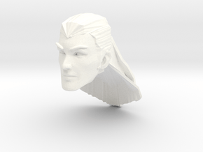 human head male long hair in White Processed Versatile Plastic