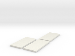 Tie 181 Chest Box Greeblie Retangle x3 in White Natural Versatile Plastic