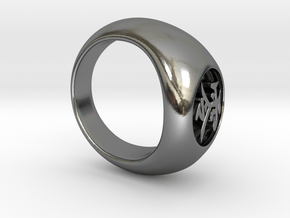 Akatsuki Ring - Pain / Zero in Polished Silver: 7 / 54