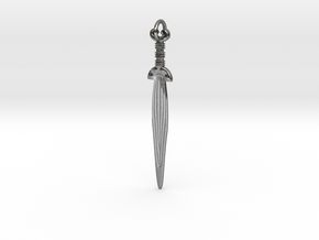 Urnfield Sword II in Fine Detail Polished Silver