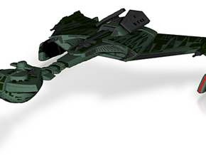 Klingon D4 Cruiser V2 4.4" long in Tan Fine Detail Plastic