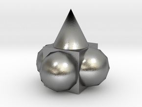 The Dunce Cap and the Beach Balls in Natural Silver