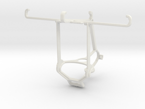 Controller mount for Steam & Panasonic Eluga Arc 2 in White Natural Versatile Plastic