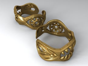 Bracelet of Lust in Polished Gold Steel