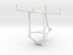 Controller mount for Steam & Samsung Z2 - Top in White Natural Versatile Plastic