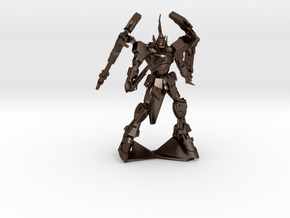Mobile Suit 1 in Polished Bronze Steel