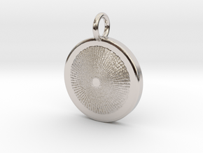 Heart of the Sun pendant in Platinum: Small