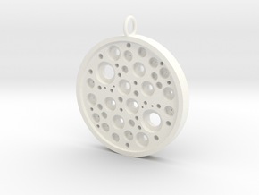 Trypophobic Pendant I in Natural Silver