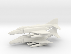 1/350 F-4C (x2) in White Natural Versatile Plastic