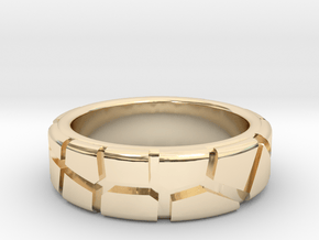 Tectonic Shift (Women) in 14k Gold Plated Brass