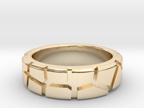 Tectonic Shift (Women) in 14K Yellow Gold