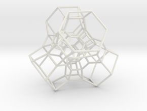 Permutohedron of order 5 (partial) in White Natural Versatile Plastic