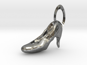 Cinderella shoes in Polished Silver