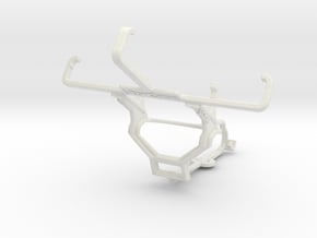 Controller mount for Steam & Lava Iris 350 - Front in White Natural Versatile Plastic
