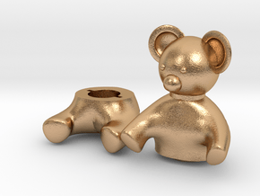 Small Teddy bear Box in Natural Bronze